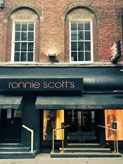 Soho Prints: Ronnie Scotts Jazz Club, Soho, London, England, UK, GB