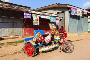 Local Transport Prints: Roofless tricycle in Sulu, Philippines