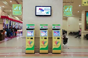 Checkout Prints: Room checkout machine at reception lobby of First World Hotel, Genting highland, Malaysia