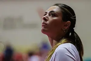 Volleyball Prints: Rosamaria Montibeller #7 of UYBA Unet E-Work Busto Arsizio looks on during the Trofeo Mimmo Fusco 2022 at E-Work Arena