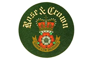 Rest Prints: rose and crown otium cum dignitate