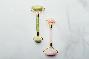 Self Care Prints: Rose Quartz Jade face rollers