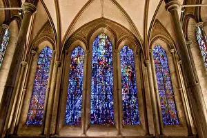 Aisle Prints: Rose Window at Salisbury Cathedral, UK
