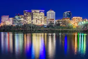 Rosslyn, Arlington, Virginia, USA skyline on the Potomac River