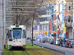 Tram Prints: Rotterdam, tram, Rotterdam, Holland, Netherlands
