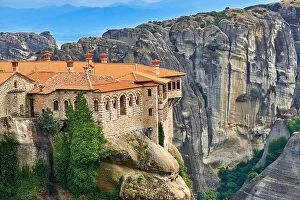 Images Dated 5th September 2017: Roussanou Meteora Monastery, Greece