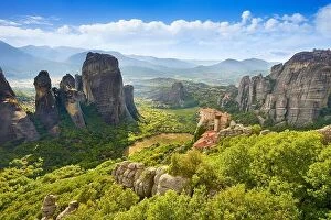 Images Dated 5th September 2017: Roussanou Monastery at Meteora, Greece