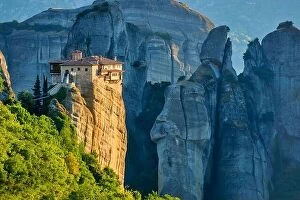 Images Dated 5th September 2017: Roussanou Monastery at Meteora, Trikala Region, Greece