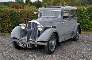 1930 Prints: Rover 10 sports tourer, 1930s Classic British car