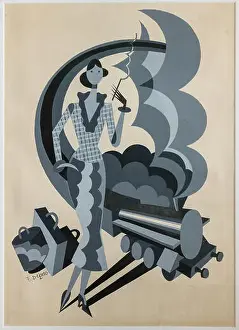 Vogue Prints: Rovereto, Casa Depero: studio di illustrazione In attesa del treno