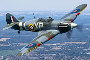 Adaptation Prints: The Royal Air Force Hawker Hurricane Mk2B G-HHII 'Pegs' appeared at UK Warbirds 2025