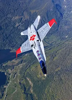 Inverted Prints: Royal Canadian Air Force CF-18 Demo Jet breaks and goes inverted over British Columbia