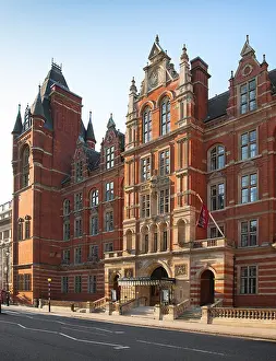 College Prints: The Royal College of Music grand entrance, South Kensington, London