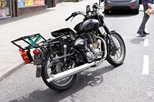 Gloucestershire Prints: Royal Enfield Bullet 550cc motorbike