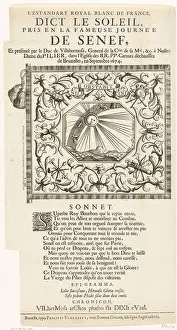 Radiant Prints: The Royal French standard takes place at the Battle of Seneffe