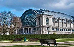 Hall Prints: Royal Museum of the Armed Forces and of Military History in the Cinquantenaire park in Brussels