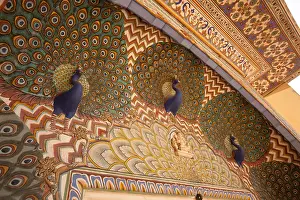Grandeur Prints: Royal Palace in Jaipur, Peacock Gate