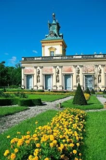 City Collection: Royal Palace in Wilanow, view from garden side, Warsaw Poland