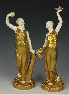 Liberty Prints: Royal Worcester Porcelain figurines 116 Liberty Captivity