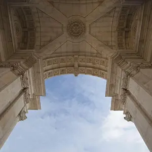 Historic Buildings Prints: The Rua Augusta Arch in Lisbon
