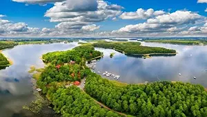 Masuria Prints: Ruciane-Nida, Guzianka Lock
