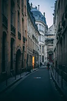 Rue Aubriot in Marais, Paris, France
