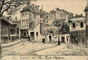 Arbol Prints: On Top of Rue Lepic (En haut de la rue Lepic)