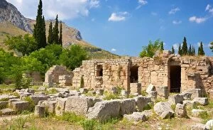 Images Dated 2nd July 2011: Ruins of the ancient city of Corinth, Greece