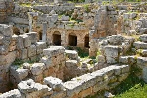 City Collection: Ruins of the ancient city of Corinth, Greece