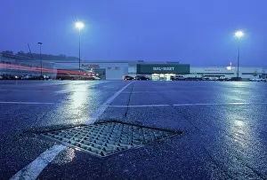 Maryland Prints: Runoff from parking lot at Wal-Mart in Hunt Valley, MD