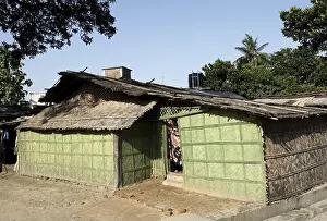 Alive Prints: Rural house, Kishanganj, Bihar, India, Asia