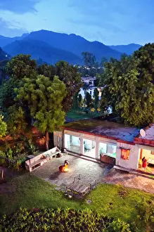 Villager Prints: Rural Indian village home, Rishikesh, India