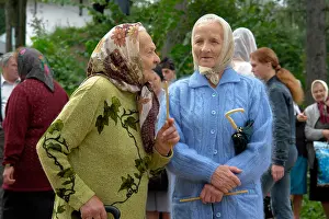 Emerging Prints: russia pilgrims pechersky caves monastery pskov district 20060801 2 europe eastern aging ageing country