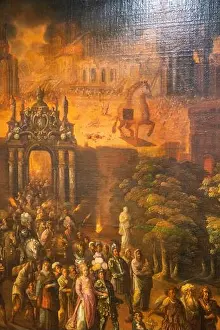 Represent Prints: the sack of Troy, 17th century