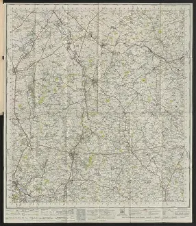 Inch Prints: Saffron Walden Sheet 148 Royston Bishop's Stortford ORDNANCE SURVEY 1946 map