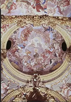 Antonio Prints: SAGRARIO-CUPULA. Author: Antonio Palomino y Velasco (1655-1726)
