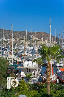 Noon Prints: Sail Yachts in Bodrum Marina Turkey