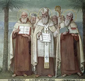 Urban Environment Prints: Saint Brocardus, Albert of Jerusalem and Berthold