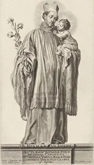 Saint Hermanus Josephus in Premonstratensian clothing