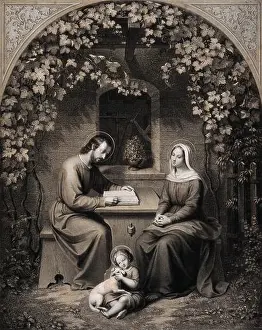 Christ Child Prints: Saint Mary (the Blessed Virgin) and Saint Joseph with the Christ Child