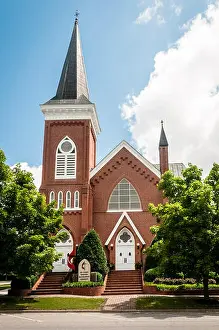 1885 Prints: Saint Paul United Methodist Church, 330 Church Street, Wytheville, Virginia