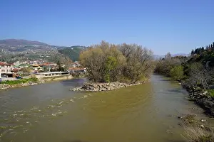 Sakarya Prints: Sakarya River in Ali Fuat Pasa, Geyve River, Turkiye