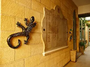 Around The World Prints: The Salamender is the emblem of Sarlat and also the emblem of François 1st