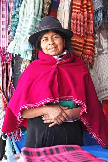 Ethnology Prints: Salasaca Indian woman, 47 years