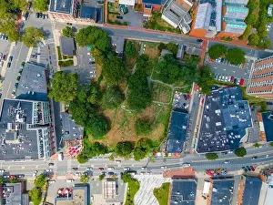 Salem Prints: Salem Burying Point is the oldest burying ground in Salem in historic city center