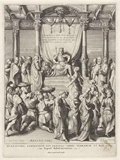 Gifts Prints: Salomon receives the queen of Sheba