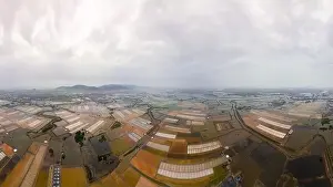 Plot Prints: Salt fields in Long Dien town, Ba Ria Vung Tau province, Vietnam