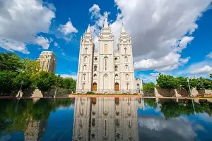 Temple City Prints: Salt Lake Utah Temple, the church of Jesus Christ of Latter Day Saints at Temple Square in Salt Lake City
