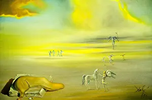 Fantasy Prints: Salvador Dali (1904-1989), Angelic Landscape (1977)