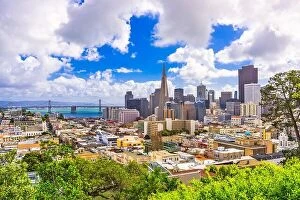 Images Dated 6th March 2016: San Francisco, California, USA city skyline